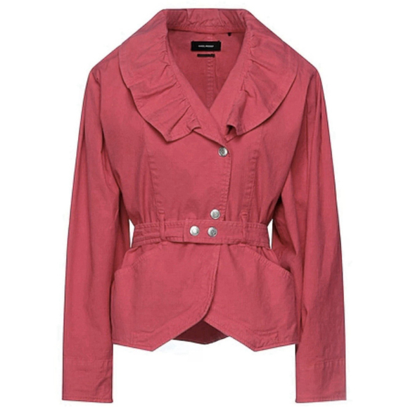 Isabel Marant Jackets & Blazers - Isabel Marant Jacket Womens 40 Large Epaline Linen Blend Button Coat NEW $894